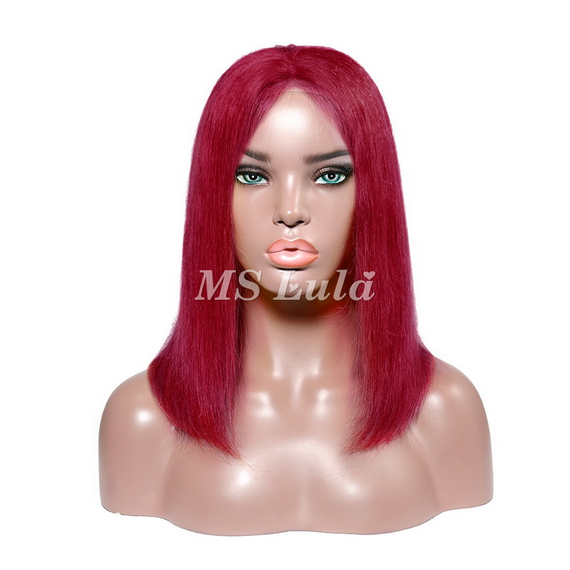 Clearance Sale Colored Straight BOB Lace Front Wig - 图片 5